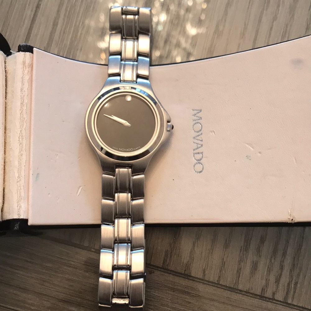 Movado watch stainless steel